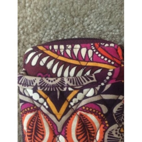 Vera Bradley Women's Graphic Print Bifold Wallet Wristlet Zipper - Picture 4 of 7